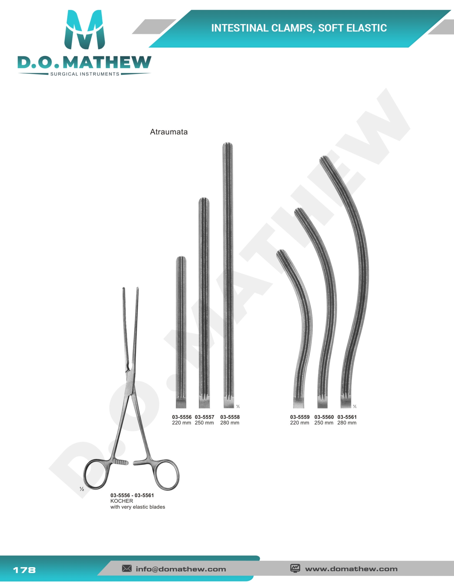 Forceps, Intestinal Clamps, Specula, Biopsy Forceps, Anuscopes